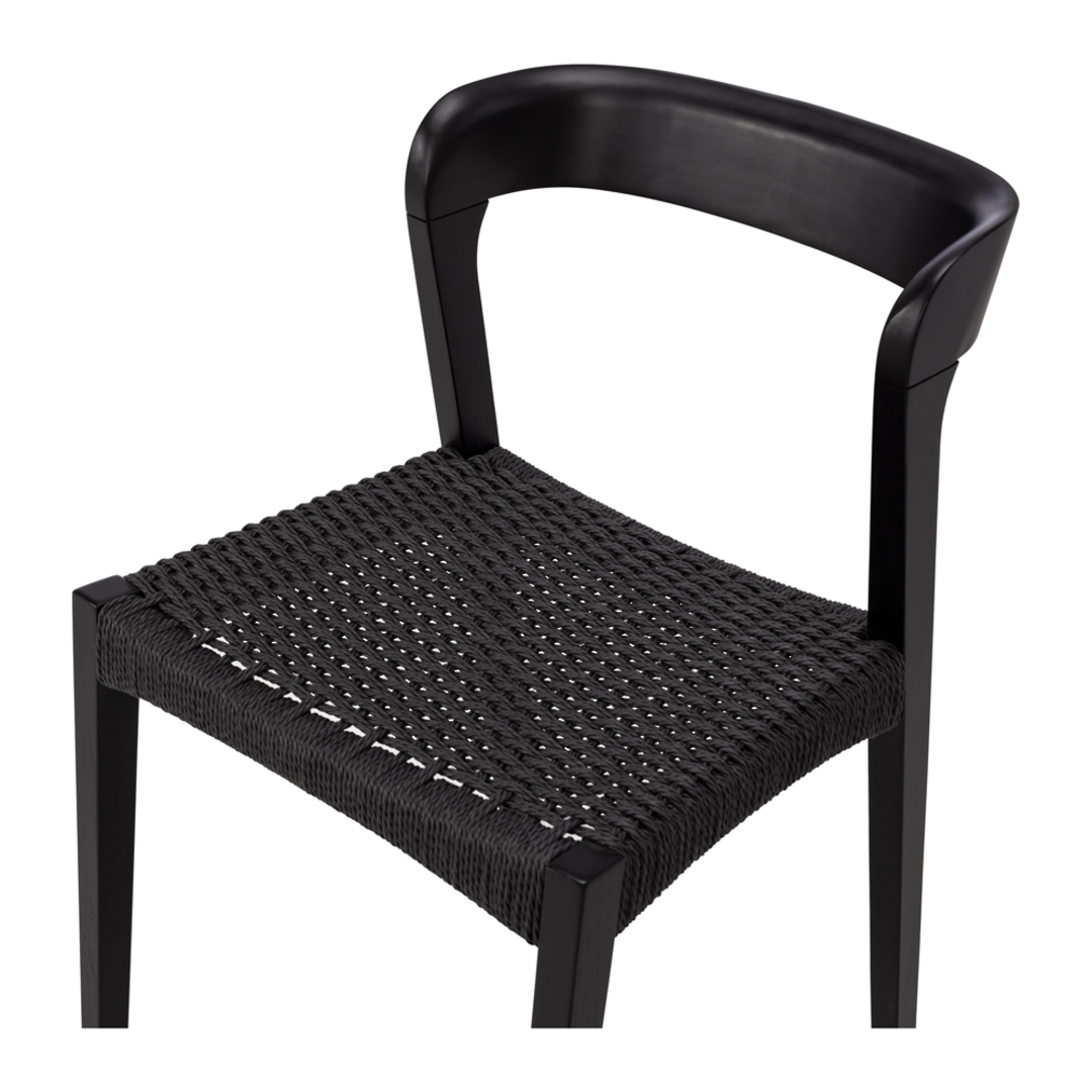 Haast Rope Seat Dining Chair - Black image 4